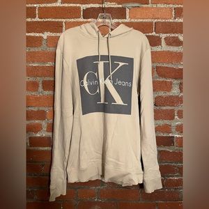 Designer Calvin Klein Lightweight Hooded Sweatshirt Hoodie
